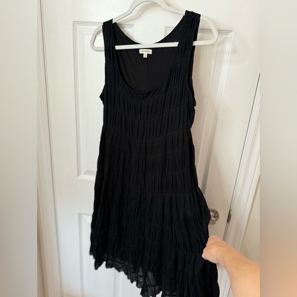 Max Studio Black Textured Sleeveless A-line Dress Size L - Picture 6 of 9